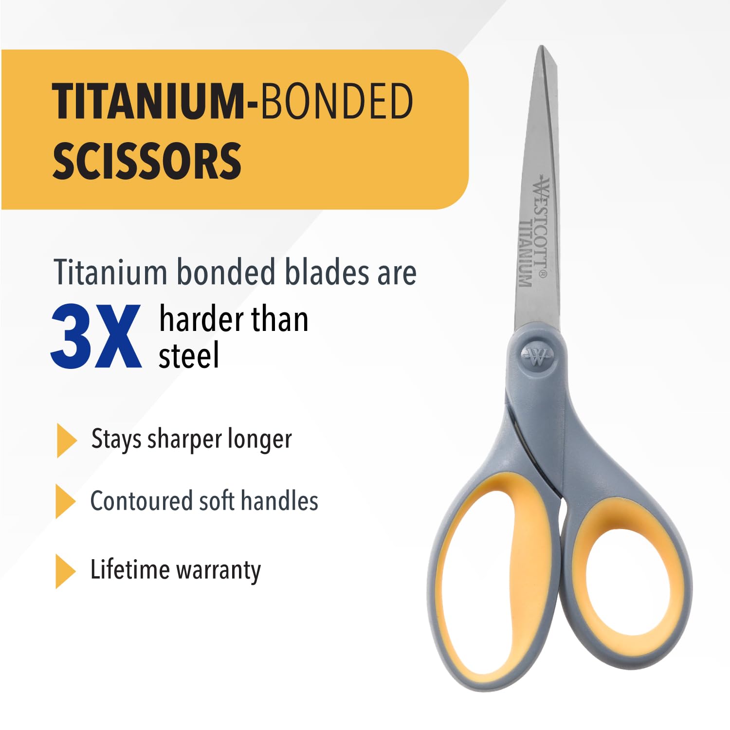 Amazon.com: Westcott Titanium Bonded Scissors With Soft Handles, 7